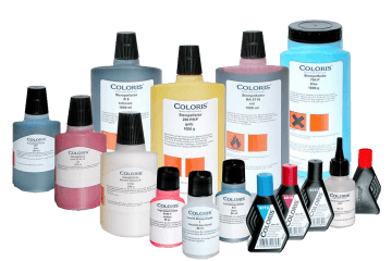 Colori per timbri – Per l'inchiostrazione di tamponi per timbri