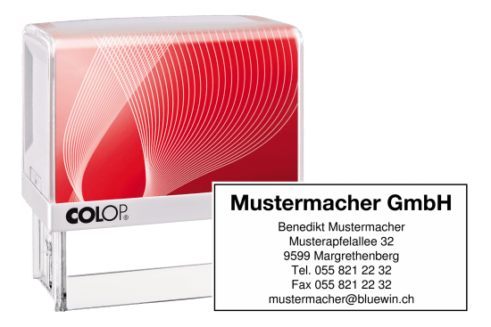 Timbri di testo rettangolari