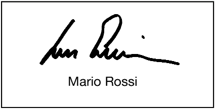Timbri della firma   – Creare e ordinare online  Timbri della firma   – Creare e ordinare online