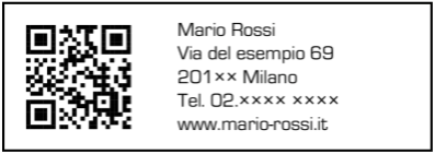 Timbri di codice QR   – Generare online, anche con data  Timbri di codice QR   – Generare online, anche con data