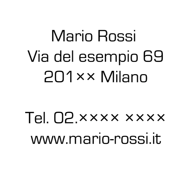 Scegliere questo modello: 7603